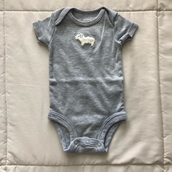 carter's dog onesie